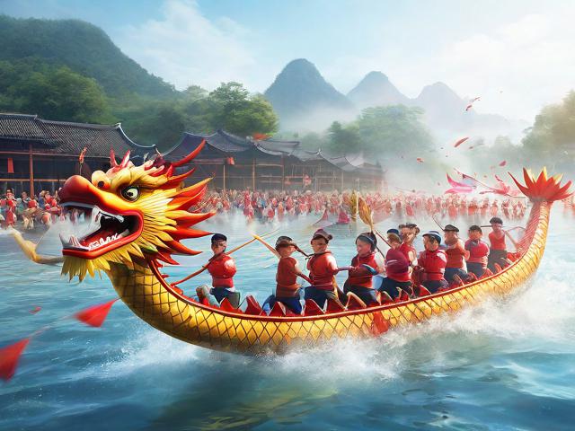 九游体育网站_ 乡村特色龙舟赛，传承水文化的激情盛会，体育赛龙舟游戏